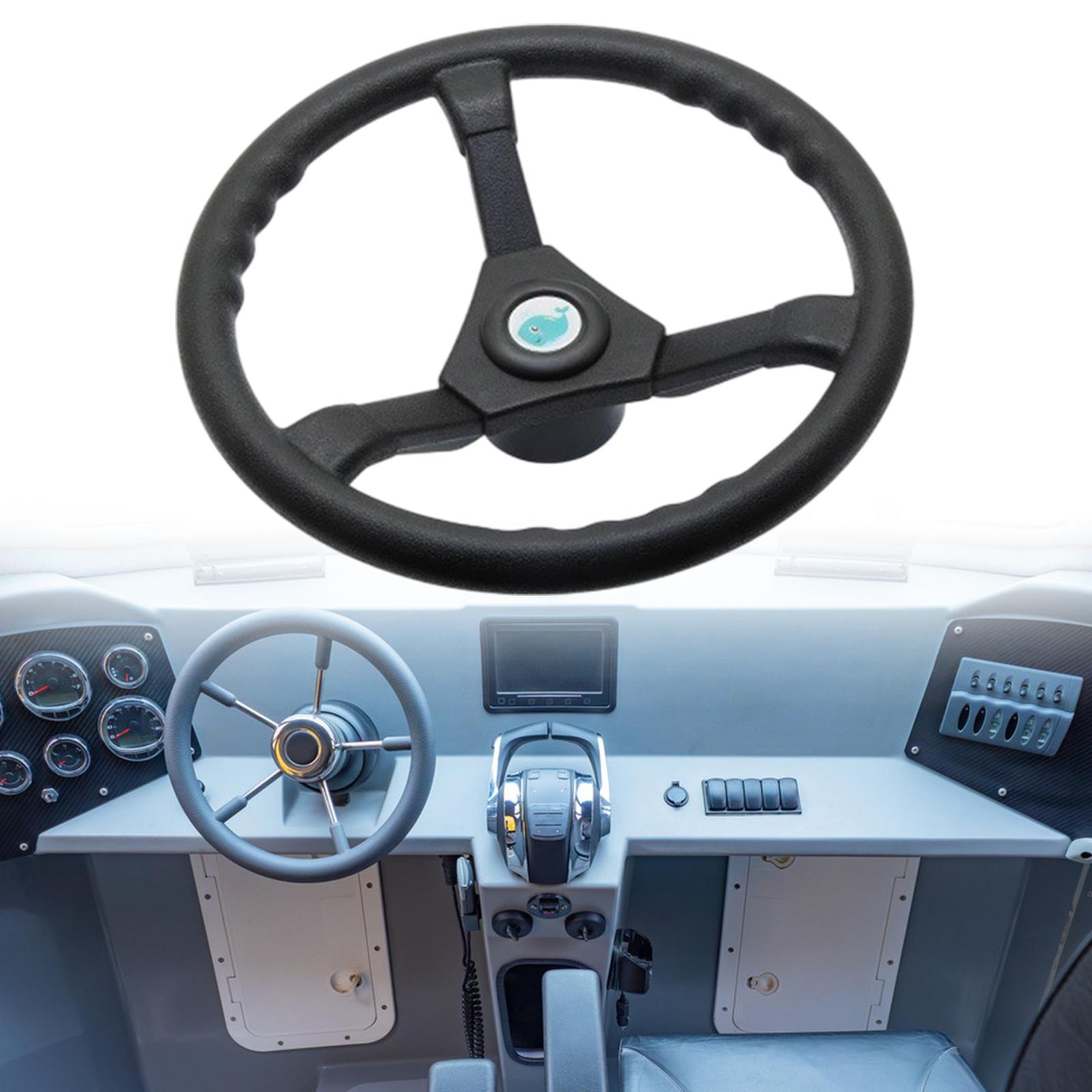 Fishing Boat Steering Wheel - 1-teiliges Bootslenkrad, einfache Installation, hochwertiges Nylon,