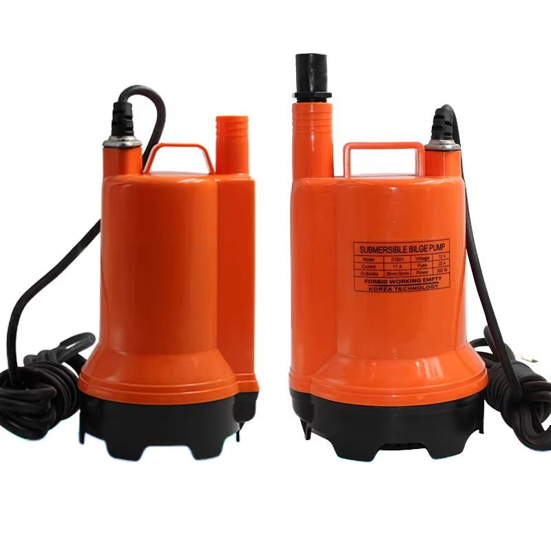 Fishing Boat Bilge Pump - Marine-Bilgenpumpe 12V/24V DC Tauchpumpe für Fischerboot-Entwässerung