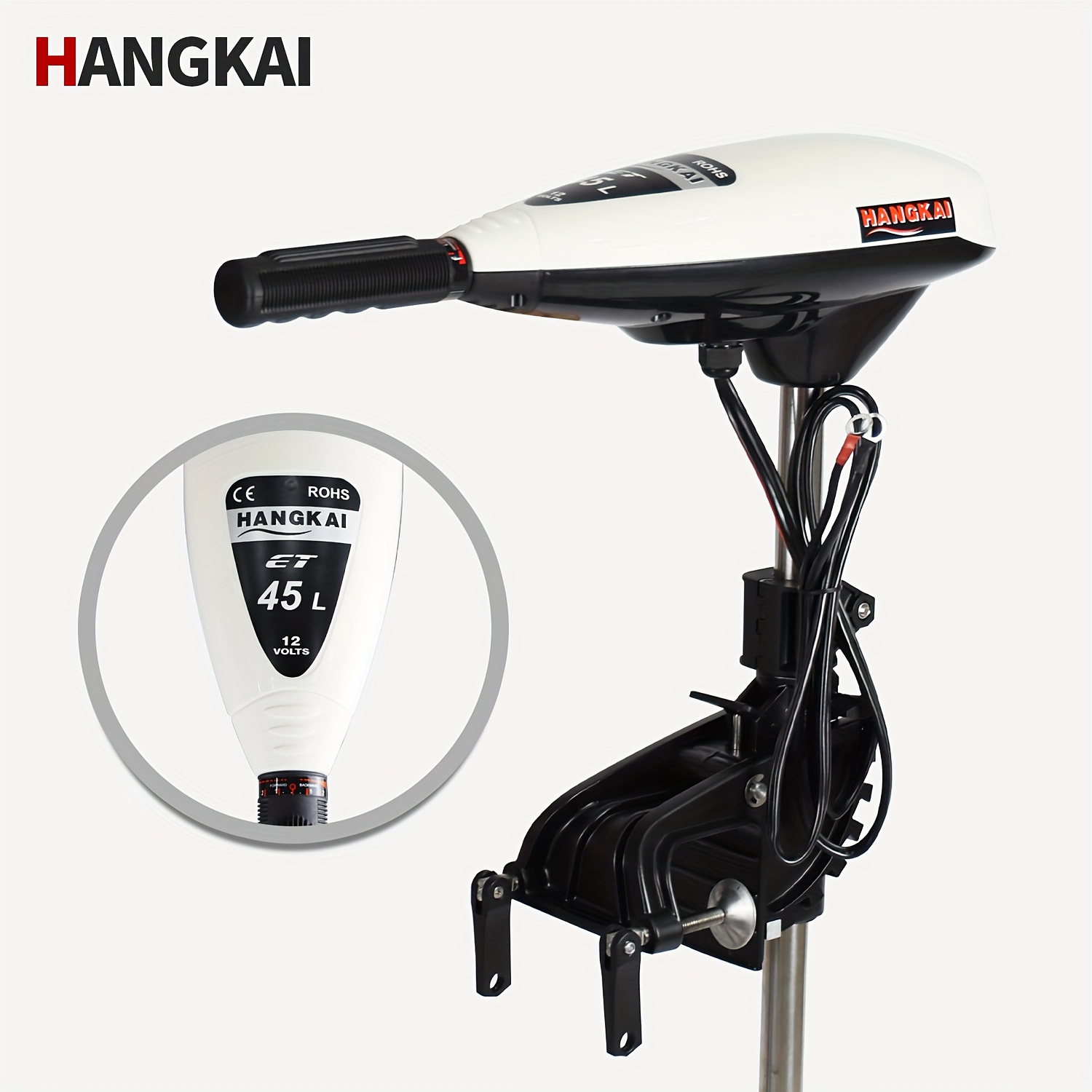 Fishing Boat Outboard Motor - KOETSU HANGKAI 55/65 LBS Schub-Elektro-Trolling-Motor, 12