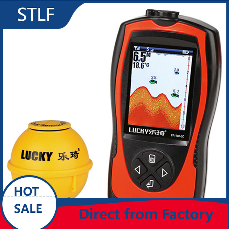 Drahtloser Sonar-Sensor, tragb – Fishing Boat Depth Finder Bewertung und Preis