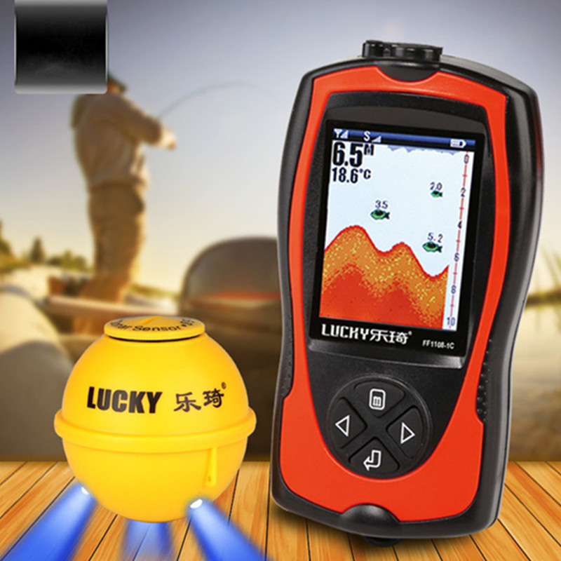 Drahtloser Sonar-Sensor, tragb – Fishing Boat Depth Finder Bewertung und Preis