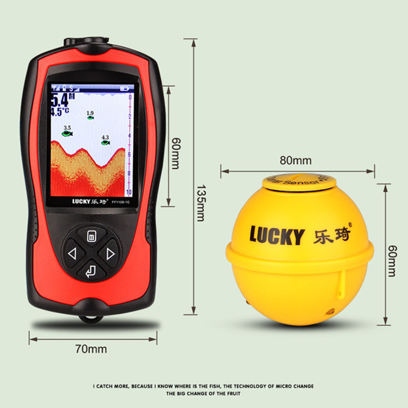 Drahtloser Sonar-Sensor, tragb – Fishing Boat Depth Finder Bewertung und Preis