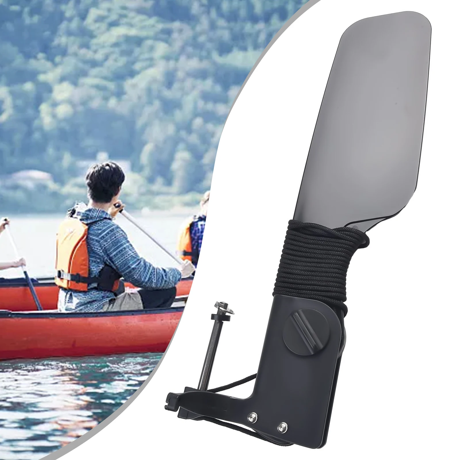 Für Kajak Big Tail Rudder mit  – Fishing Boat Steering Wheel Bewertung und Preis